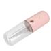 Face Nano Mist Sprayer Portable USB Charging Mini Face Steamer MoisturizingHydrator for Home Travel (Light Pink)