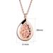 Rose Gold Aromatherapy Essential Oil Diffuser Necklace - Stainless Steel Pendant Locket for Women & Moms - Perfect Gift Jewelry - Buy Online on GoSupps.com