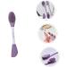 SOESFOUFU Scrub Scrubber Clay Brush Tool Facial Scrub Mud Cleanser Brush Silicone Brush Applicator Brush Cleansing Brush Washbasin Detergent Plastic Double Head - Buy Online on GoSupps.com