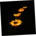 3pcs Floral Decor Outdoor Decorative Lights LED Decor Outdoor Solar Garden Decor Solar Landscape Light Sunflower Lawn Lamp Solar LED Flower Light Solar LED Flowers Landscape Lamp (Assorted Color) - Buy Online on GoSupps.com
