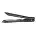 SUTRA Professional Ceramic Flat Iron Ionic Technology Rapid Heat Dual Voltage Hair Straightener 1-inch Flat Iron Multiple Color Options Black