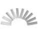Bezall 50Pcs Stainless Steel Single Edge Razor Blades - Straight Razor Blade Refills for Facial Hair Trimming - Ideal for Women and Men - Buy Online on GoSupps.com
