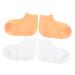 FOMIYES 4 Pairs Exfoliating Moisturizing Socks Feet Care Socks Features Socks for Women Lotion Gloves Overnight for Women Spa Socks for Dry Feet Foot Spa Socks Sebs Dedicated Miss