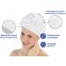 Wenko Shower Cap - 7224500 Bathing Cap for Hair Protection 25 cm White | International Shipping Available - Buy Online on GoSupps.com