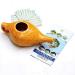 Buy HealthGoodseu Ceramic Neti Pot for Nose Cleaning Includes 10 Neti-Salt Bags & Instructions | International Shipping Available - Buy Online on GoSupps.com