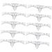 Gogogmee Scale Ruler 10pcs Set Makeup Ruler Eyebrow Stencil Eyebrow Guide Measure Tool Eyebrow Stickers Disposable Makeup Gadgets - Buy Online on GoSupps.com