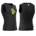 Mens Wetsuit Vest 2mm Premium Neoprene Wetsuit Top Sleeveless Surfing Canoeing Scuba Diving Vest black Large
