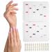 Nail Tip Display Book Template Display Rearrangeable Nail Polish Color Template Display Board for Nail Training & Practicing practicing skills - Buy Online on GoSupps.com