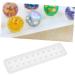 Operitacx Sphere Pendant Craft Earring Bracelet Ball Round for and Making Mold Beads Molds DIY Silica Bead Transparent 23x6x2cm - Buy Online on GoSupps.com