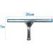 Stainless Steel Glass Scraper Bathroom Squeegee for Shower Cup for Glass Door Cleaner - Buy Online on GoSupps.com