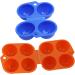 GLEAVI 6 Pcs Eggs 2 Grids Egg Case for Bbq Snap Lock Egg Holder for Fishing Barbecue Storage Box Travel As Shownx3pcs Mx3pcs - Buy Online on GoSupps.com