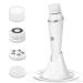 Face Cleanser Brush Rechargeable Ipx7 Waterproof-Face-Brushes for Cleansing and Exfoliating with 3 Modes & 4 Brushes Heads for Facial Spa  White