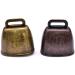 HEALLILY 2pcs Animal Bell Cow Horse Sheep Grazing Bells Metal Pet Bells Cattle Goat Farm Loud Bell Long Distance Horse Sheep Iron Bells Bronze Red Size S - Buy Online on GoSupps.com