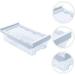RORPOIR 1pc Refrigerator Storage Basket Clear Fridge Storage Container Fridge Food Keeper White re-usable - Buy Online on GoSupps.com