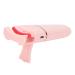 Qukaim Electric Eyelash Curler Heated Electric Eyelash Curler Heated Rechargeable Mini Eyelash Curler Temperature Sensitive Silicone Fast Heating USB Charging Lasting Curler Pink