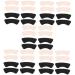 FOMIYES 20 Pairs Heel Stickers Heel Cushion Pads Heel Insert Pads Foot Cushion Girl High Heel Shoe Heel Pad Heel Cushion Insert Heel Patch Black Heel Forefoot Pad Foam 4d Thicken