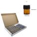 100Pcs Mini Amber Glass Essential Oil Sample Bottles - Refillable 1ml Brown Perfume Bottles for Travel - Perfect for DIY and Aromatherapy - Buy Online on GoSupps.com