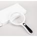 Meichoon Handheld Magnifier 3x 10x Magnification | Extra Large Optical Lens | 4 LEDs Illuminated | Ideal for Elderly Reading and Children's Exploration - White - Buy Online on GoSupps.com
