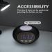 HEROSS Talking Watch for Blind & Visually Impaired | Digital Alarm Clock with Volume Control | Perfect Gift for Seniors & Kids - Black - Buy Online on GoSupps.com
