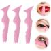 Baluue 15 Pcs Silicone Beauty Ruler Makeup Eyeliner Eyebrow Guide Stencil Lip Line for Beginners Lash Tools 15X4.15CMx5pcs Pink-2x5pcs - Buy Online on GoSupps.com