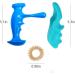 Manual Trigger Point Massage Tool with Thumb Saver for Deep Tissue Relief - 2 Finger Rings Included - Buy Online on GoSupps.com