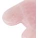 Rose Quartz Gua Sha Board - Portable Face Scraping Tool for Skin Lifting & Firming | Ideal for Beauty Salons & Home Use - Buy Online on GoSupps.com