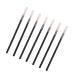 Mipcase 50pcs Disposable Eyeliner Brush Thin Eyeliner Brush Women Eyeliner Brush Miss Auxiliary With Hat