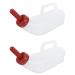 2PCS 68 oz Calves Nurser Bottles with Handle and Snap- On Silicone Nipples  Lamb Cow Nursing Feeding Bottle  Farm Goats Milk Feeder  Livestock Supplies