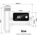 LED Display Home Water Shower Thermometer | Baby Bath Water Thermometer | Celsius/Fahrenheit Display | Rotatable Screen | White | 10.3*9*5cm - Buy Online on GoSupps.com