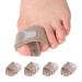 Toe Separators Wraps (4 Pcs)  Adjustable Bunion Corrector Pad with Soft Gel Cushions for Foot Pain Relief  Toe Spacers Splint for Bunion  Overlapping Toes  Broken Toe  Hammer Toe  Crooked Toes