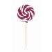 Handmade Raspberry Lollipops - Round 25g Set of 8 | International Shipping Available - Buy Online on GoSupps.com