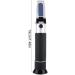 0-100% Salinity Refractometer Handheld Salinometer Sea Water Salt Concentration Tester Meter with Automatic Temperature Compensation for Seawater and Marine Fishkeeping Aquarium - Buy Online on GoSupps.com