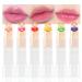 BINGBRUSH 6 Pcs Crystal Flower Jelly Color Changing Lipstick Long Lasting Lip Care Moisturizer Lip Balm Magic Color Change Lip Gloss Lip Tint Stain Matte Makeup Lipstick (6 Pcs 01#-06#)