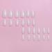 Justotry 24-Piece Milky Almond Press-On Nails - Glossy Oval Artificial Nails for Nail Art & French Manicure - Perfect for Women - Buy Online on GoSupps.com