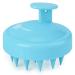 Fraatech shampoo hair brush for peeling and head massage wet & dry scalp massage brush silicone ridge care hair root healthy head without dandruff stimulates hair growth light blue