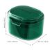 Haelaved Retainer Case Denture Bath Cup with Strainer Basket - Orthodontic Mouth Case for False Teeth (Green) - Buy Online on GoSupps.com