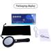 Spacmirrors Magnifying Glass Rechargeable USB Charging Inspecting Coins & Jewelry Magnifying Glass with 9 LED Light Magnifier - Buy Online on GoSupps.com