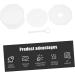 FRCOLOR 2Pc Dispenser Of Leche Bubbles Cleanser Foaming Cleanser Body Wash Foam Cup Bathroom Foam Cup For Skin Care Shower Gel Soap Abs White Face Travel - Buy Online on GoSupps.com