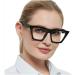 LADEESSE Reading Glasses for Women 3 Pack Blue Light Blocking Computer Readers for Ladies Oversized Oprah Style readers 1.5 3 Pack Mix Color 1.5 x
