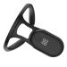 Intelligent Posture Corrector Soft Silicone Accurate Monitoring Hanging Back Posture Correction Lightweight with LCD for Reading for Student (Black)