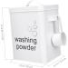 TIDTALEO washing powder storage bucket dispenser snack laundry organizer laundry container laundry soap dispenser fabric softener dispenser wrought iron at home laundry - Buy Online on GoSupps.com