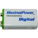 MaximalPower 9 Volt Li-Ion Rechargeable Battery - High Capacity 550mAh - Long-lasting 9V Block for All Devices - International Shipping Available - Buy Online on GoSupps.com