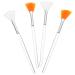 STAHAD 4pcs Mask Brush Powder Applicator Gel Mask Flat Heads Fan for Facials Cosmetic Cream