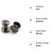 LQ Industrial 15 Sets Chicago Screw Slotted Head Carbon Steel Binding Screws Rivet - DIY Leather Craft Assembly Bolt 1/4 Black - Buy Online on GoSupps.com