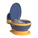 Potty Training Toilet, Realistic Potty Training Seat, Toddler Potty Chair with Soft Seat, Removable Potty Pot, Toilet Tissue Dispenser and Splash Guard, Non-Slip for Toddler& Baby& Kids Mellow Yellow, Navy Blue