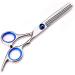 Shears for Hair Cutting 3-Color 6-inch Barber Scissors Hair Salon Hairdressing Scissors Thinning Scissors Beauty Scissors Flat Scissors Hair Cutting Kit Blue Cutting B - Buy Online on GoSupps.com