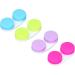 Colorful PP Plastic Contact Lens Case - Portable Double Box Holder for Travel & Outdoor Activities - Buy Online on GoSupps.com