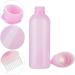 3pcs Hair Dye Root Comb Applicator Bottles - Reusable Plastic Squeeze Bottles (White/Purple/Pink) for Home, Barber Shop, Salon - Buy Online on GoSupps.com