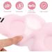 Buy Soft 3D Contoured Sleep Mask - Adjustable Eye Cover for Comfortable Night Sleep | Light Blocking Eye Shade (Black+Pink) - International Shipping Available - Buy Online on GoSupps.com