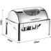 9L Stainless Steel Chafing Dish Set Buffet Silver Catering Warmer Set Rectangle Chafing Dish Set for Buffet Catering Kitchen Party(Color:Single Grid) - Buy Online on GoSupps.com